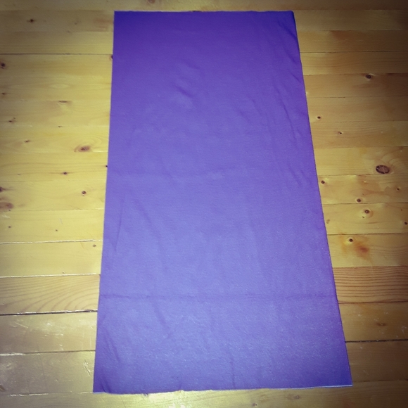 Solid Purple Neck Gaiter Ski Mask Face Mouth Cover - Picture 5 of 5